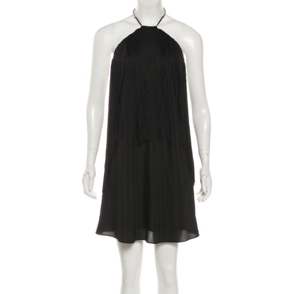 Alexis fringe mini dress